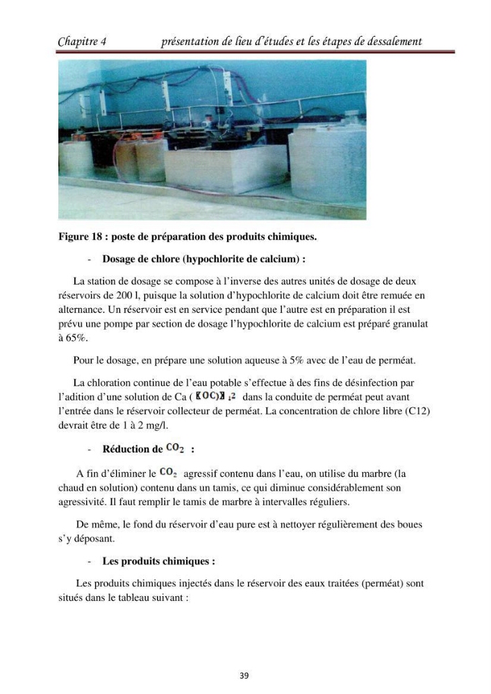 Maitrise des techniques de dessalement de l\'eau de mer