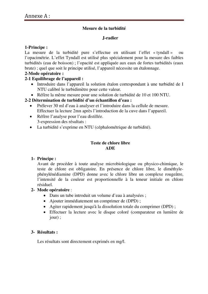Maitrise des techniques de dessalement de l\'eau de mer