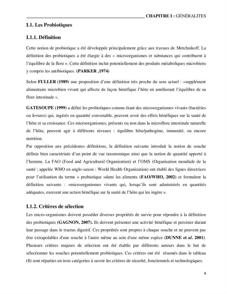 Etude du potentiel probiotique de bactéries isolées à partir d’animaux aquatiques: