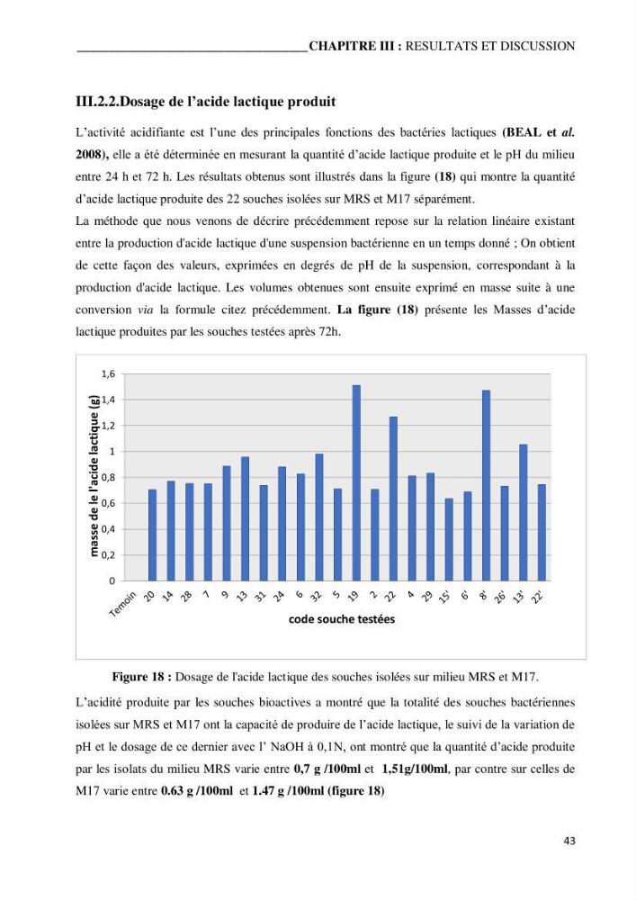 Etude du potentiel probiotique de bactéries isolées à partir d’animaux aquatiques: