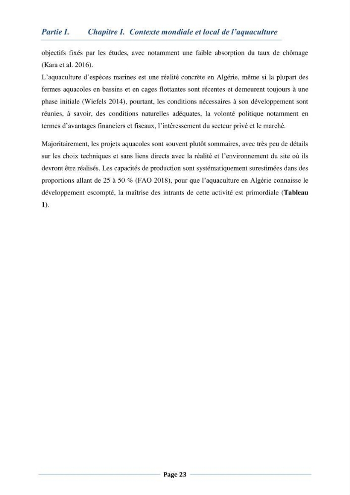 Les interactions environnement -aqaculture