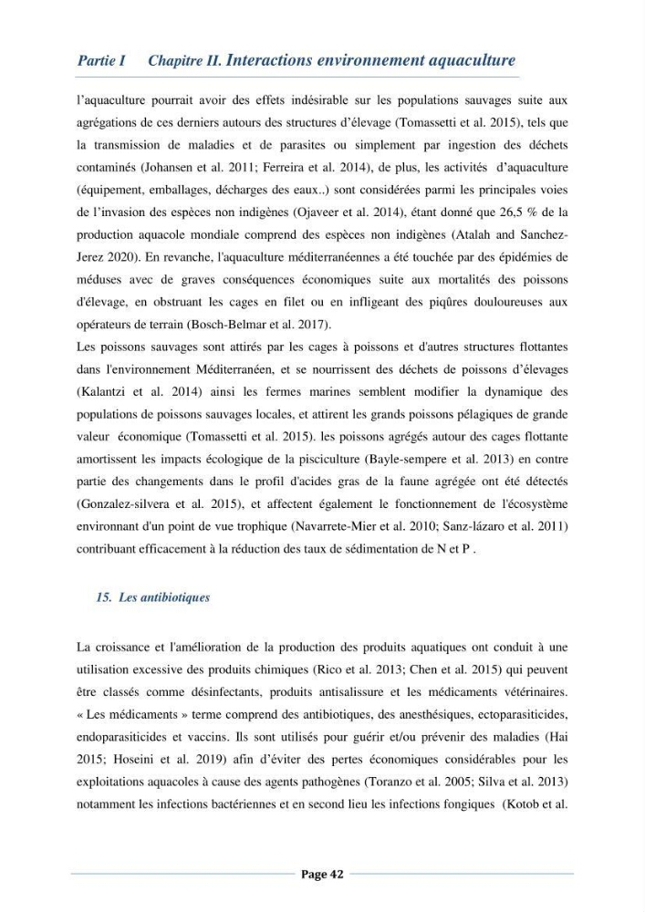 Les interactions environnement -aqaculture
