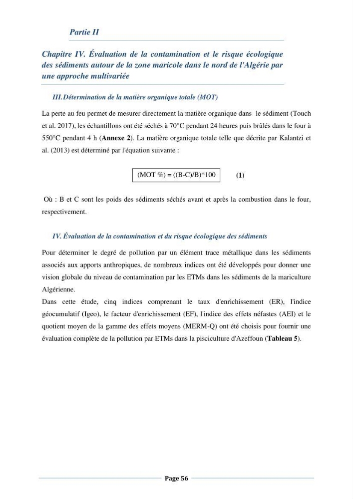 Les interactions environnement -aqaculture