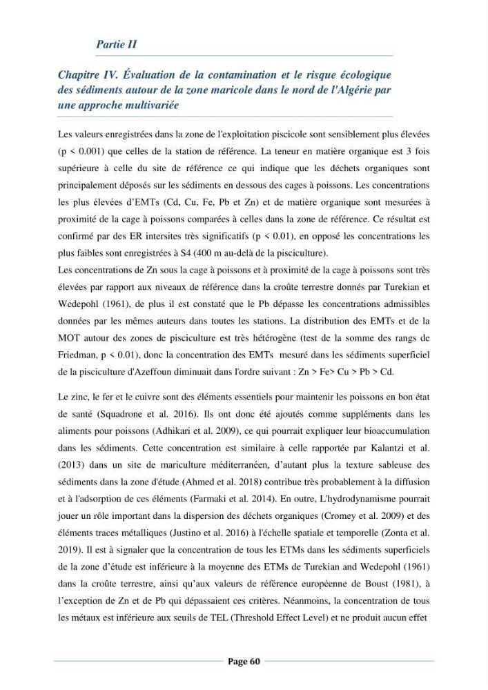 Les interactions environnement -aqaculture