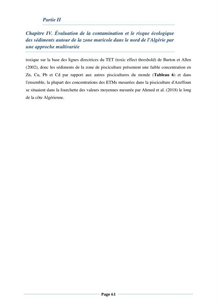 Les interactions environnement -aqaculture