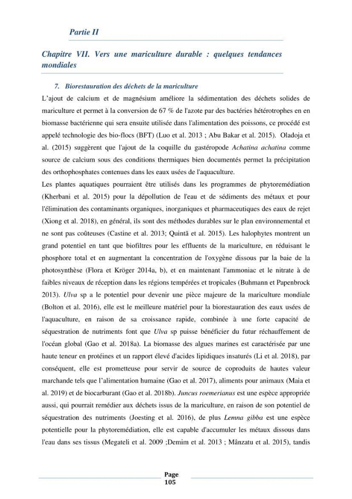 Les interactions environnement -aqaculture