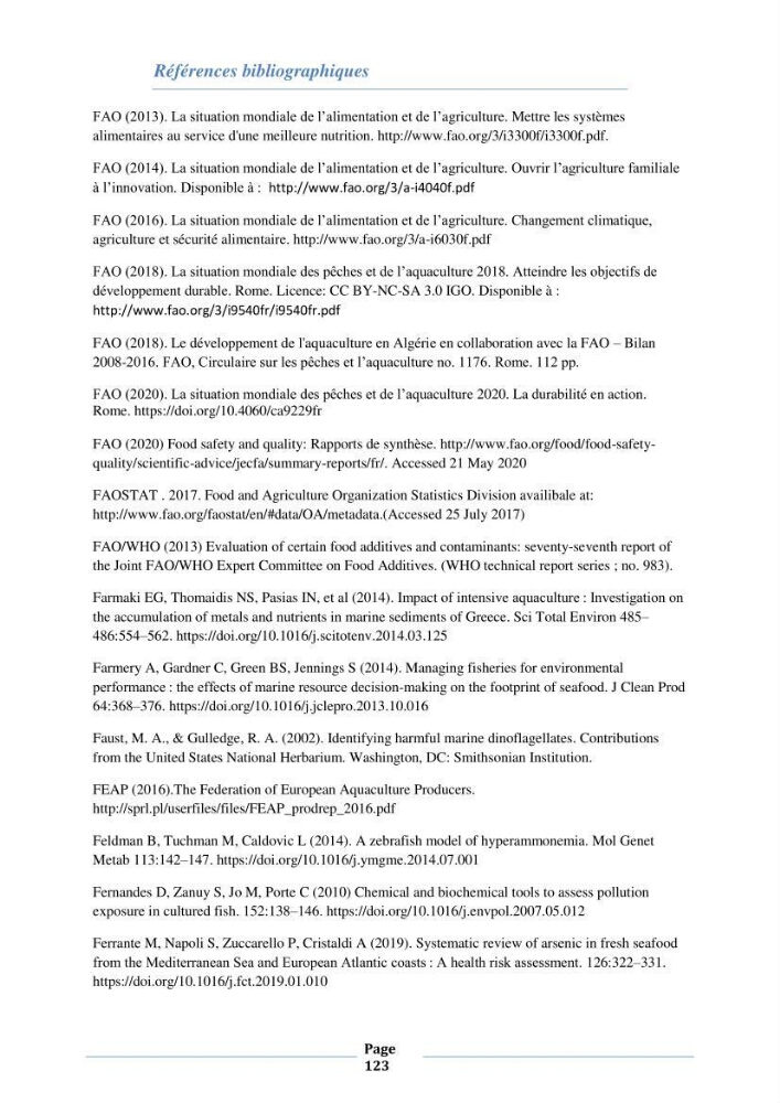 Les interactions environnement -aqaculture