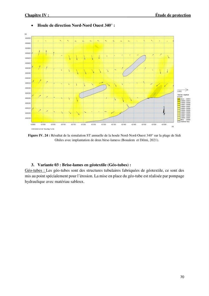 Etude de Protection du Rivage de Sidi Ghiles