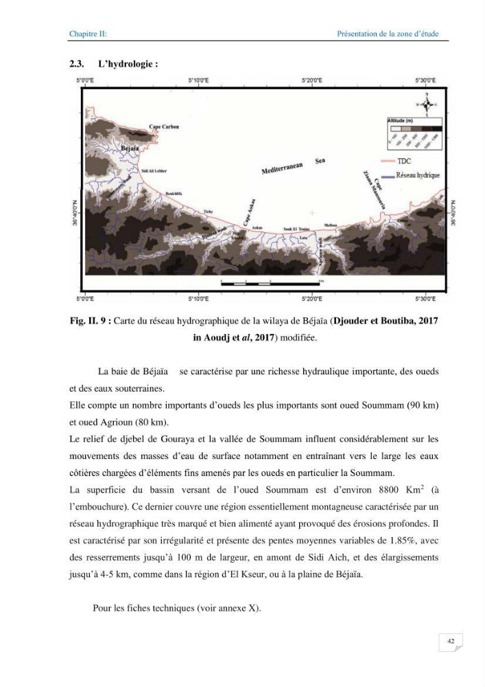 Géomorphodynamique de la zone côtière de la baie de Béjaïa