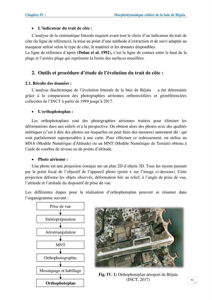 Géomorphodynamique de la zone côtière de la baie de Béjaïa