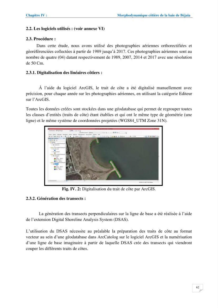 Géomorphodynamique de la zone côtière de la baie de Béjaïa