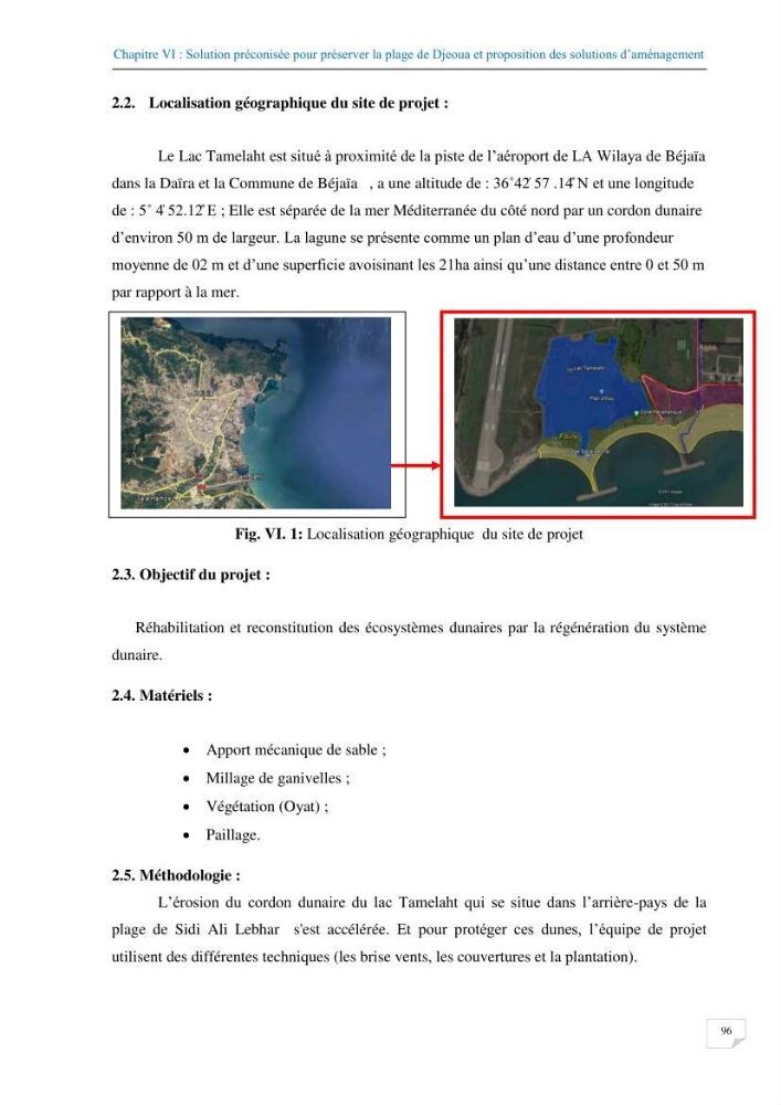 Géomorphodynamique de la zone côtière de la baie de Béjaïa