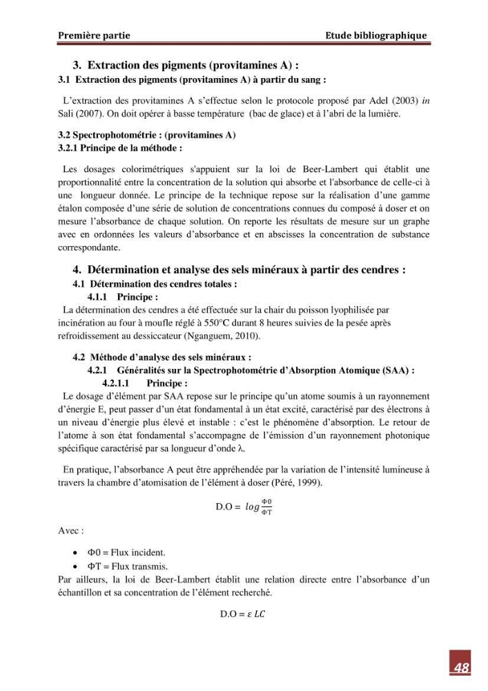 Contribution à l\'étude de la valeur alimentaire de l\'éspèce Tilapia du nil \"orechoromisniloticus\":