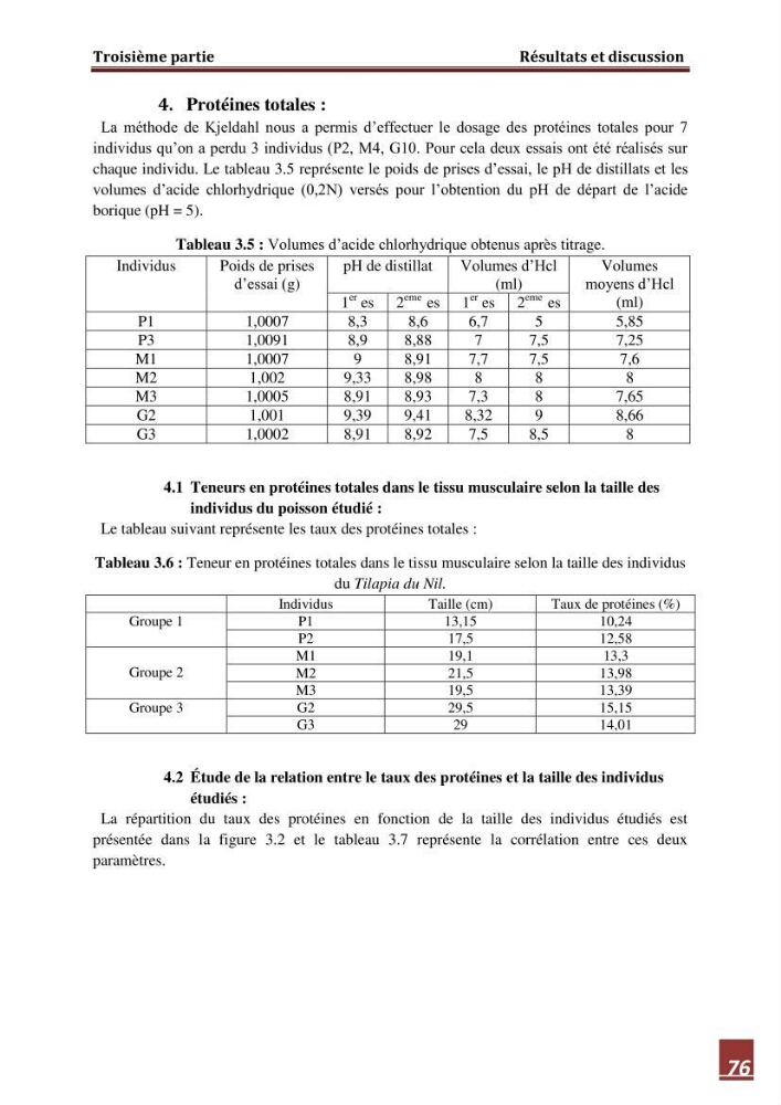 Contribution à l\'étude de la valeur alimentaire de l\'éspèce Tilapia du nil \"orechoromisniloticus\":