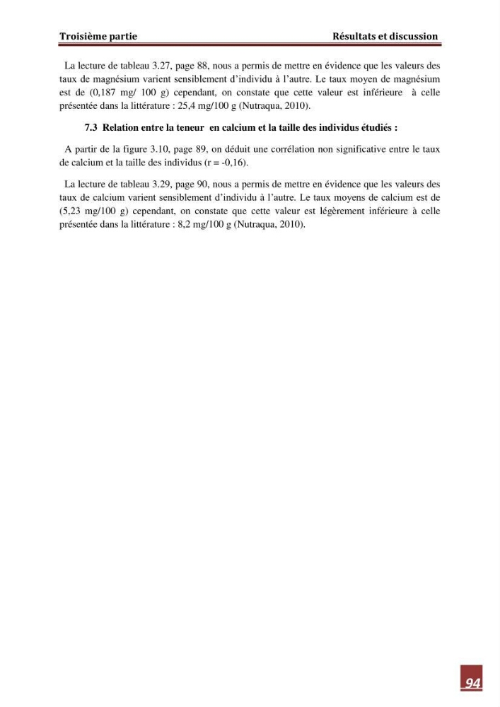 Contribution à l\'étude de la valeur alimentaire de l\'éspèce Tilapia du nil \"orechoromisniloticus\":