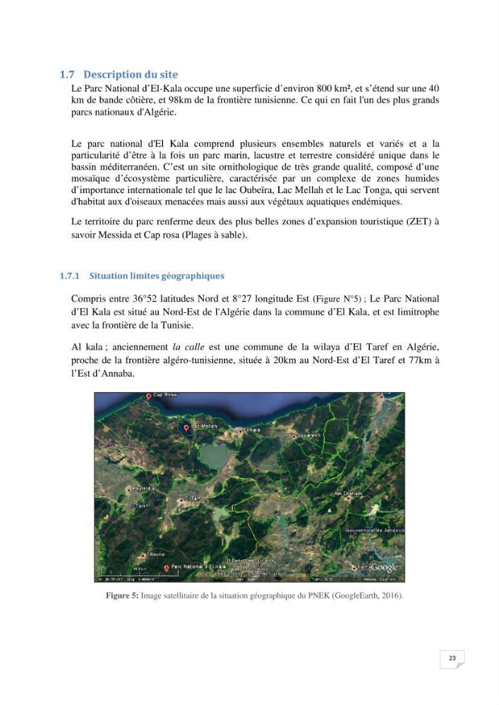 Inventaire de la faune et de la flore marine remarquable des espaces d\'intérêt écologique du secteur Est de la côte Algérienne: