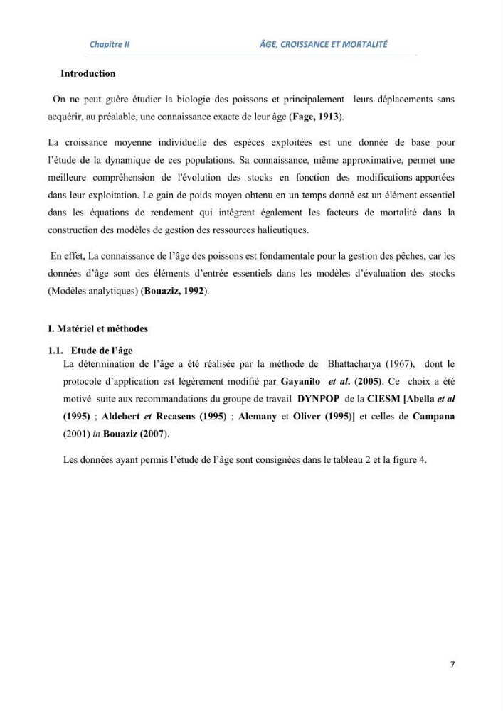Impact du taux de mortalité totale (Z) sur l\'estimation de la biomasse exploitation de la sardine (Sardina pilchardus Walbaum, 1972) de la région centre de la côte algérienne