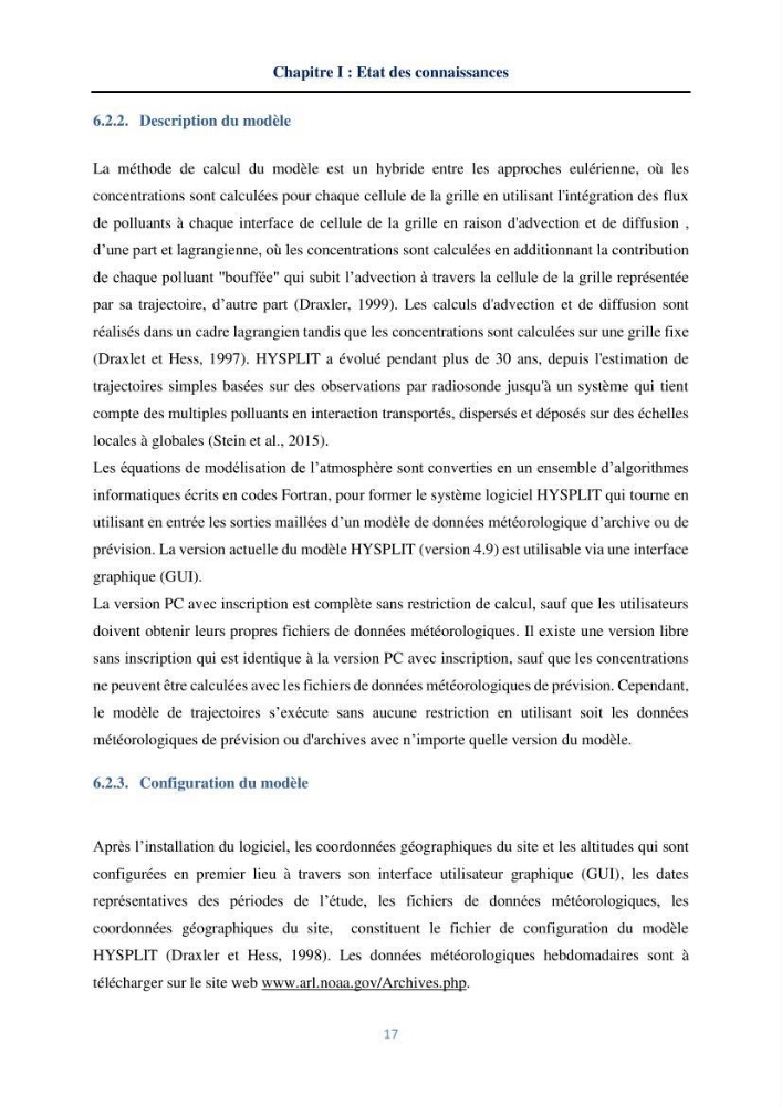 Transfert et dépôt de la radioactivité des aérosols et des eaux de pluie vers le sol et le milieu marin: application au nord de l\'Algérie