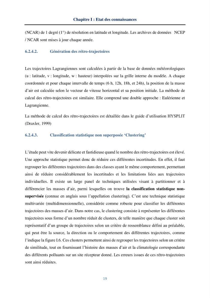 Transfert et dépôt de la radioactivité des aérosols et des eaux de pluie vers le sol et le milieu marin: application au nord de l\'Algérie