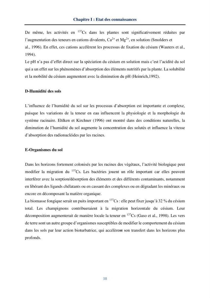 Transfert et dépôt de la radioactivité des aérosols et des eaux de pluie vers le sol et le milieu marin: application au nord de l\'Algérie