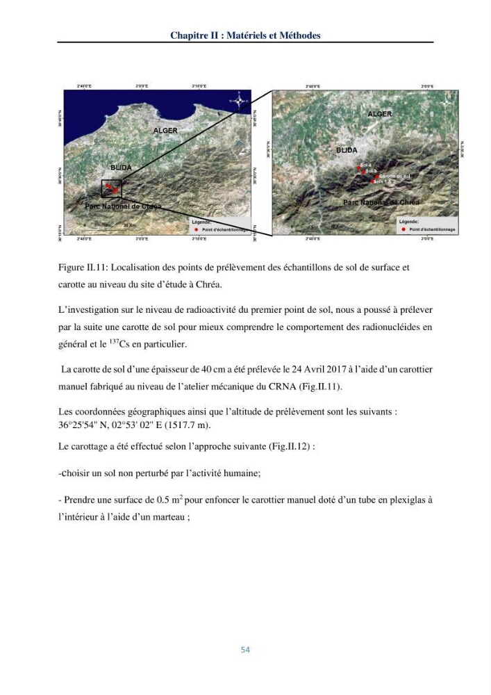 Transfert et dépôt de la radioactivité des aérosols et des eaux de pluie vers le sol et le milieu marin: application au nord de l\'Algérie