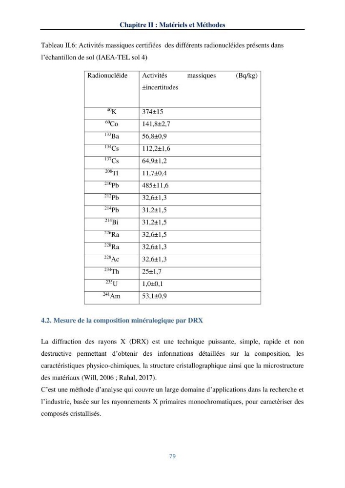 Transfert et dépôt de la radioactivité des aérosols et des eaux de pluie vers le sol et le milieu marin: application au nord de l\'Algérie