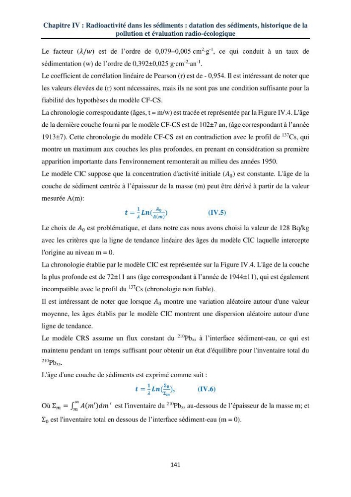Transfert et dépôt de la radioactivité des aérosols et des eaux de pluie vers le sol et le milieu marin: application au nord de l\'Algérie