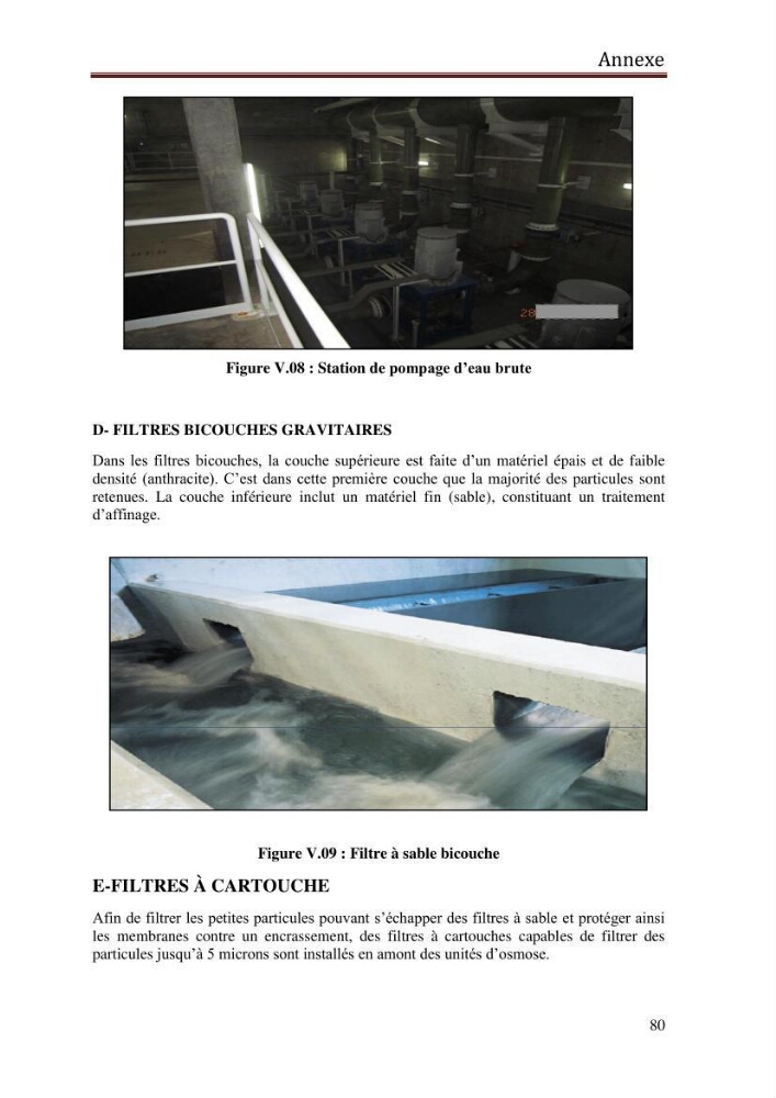 Etude de la performance de la station de dessalement de l\'eau de mer de fouka et son impact sur l\'environnement marin :