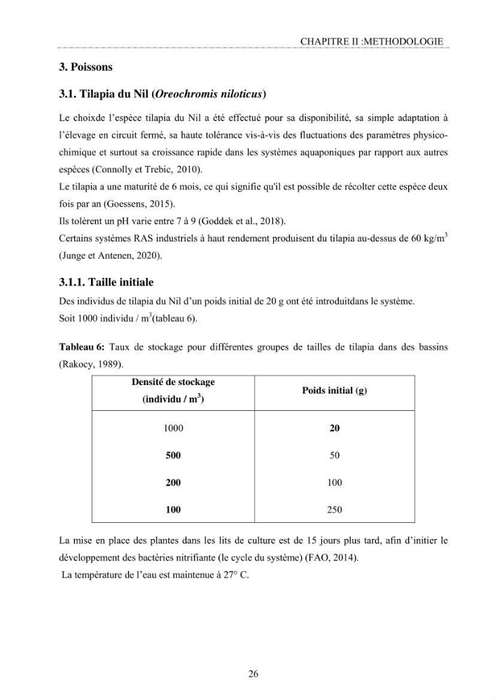 Conception d\'un système d\'élevage en aquaponie