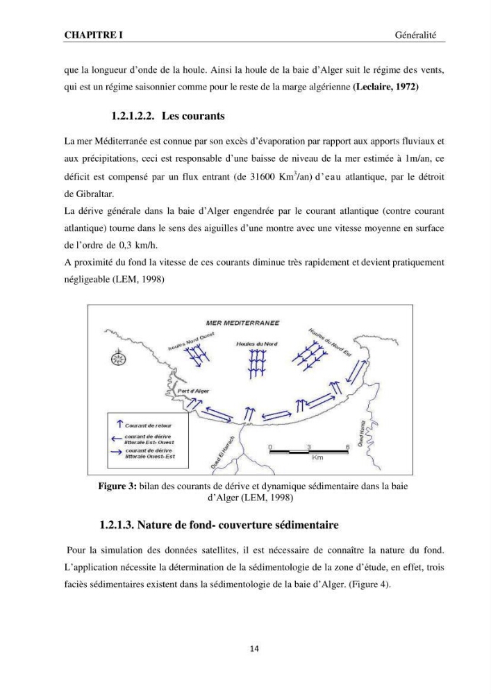 Modélisation et cartographie de la bathymétrie des zones côtières algéroises
