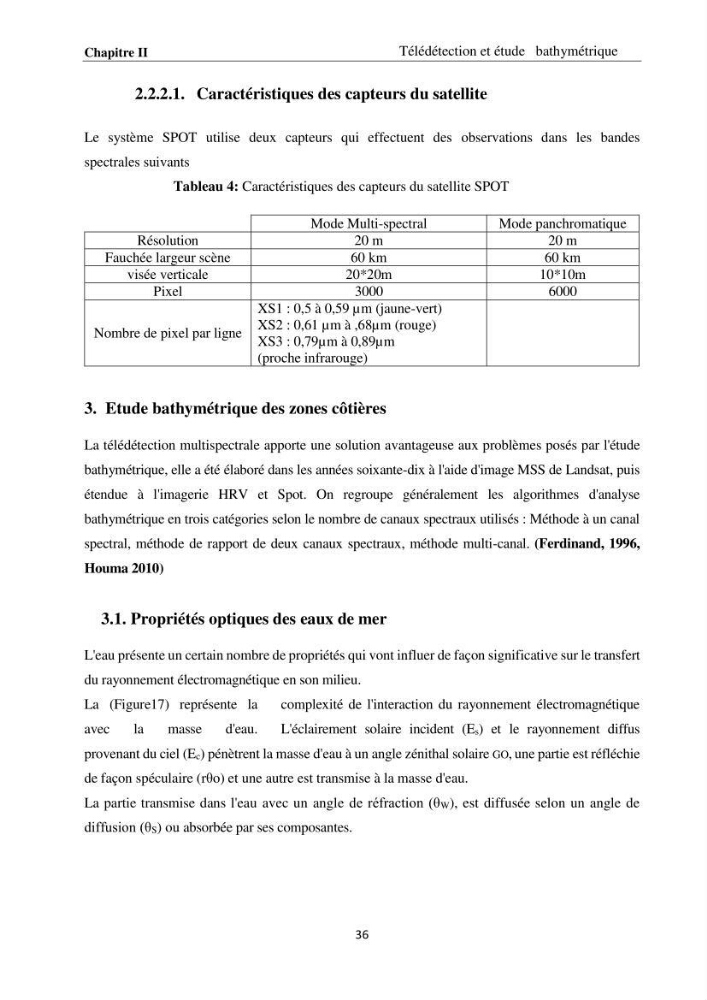 Modélisation et cartographie de la bathymétrie des zones côtières algéroises