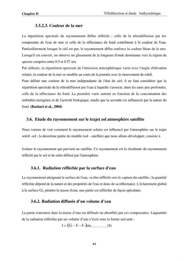 Modélisation et cartographie de la bathymétrie des zones côtières algéroises