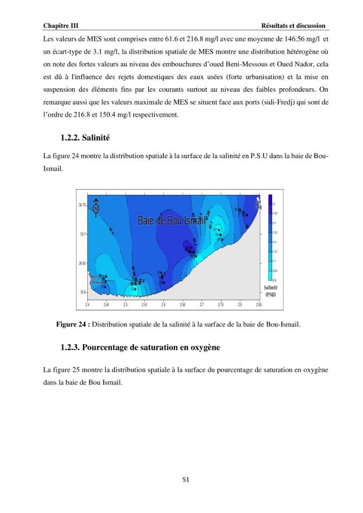 Modélisation et cartographie de la bathymétrie des zones côtières algéroises
