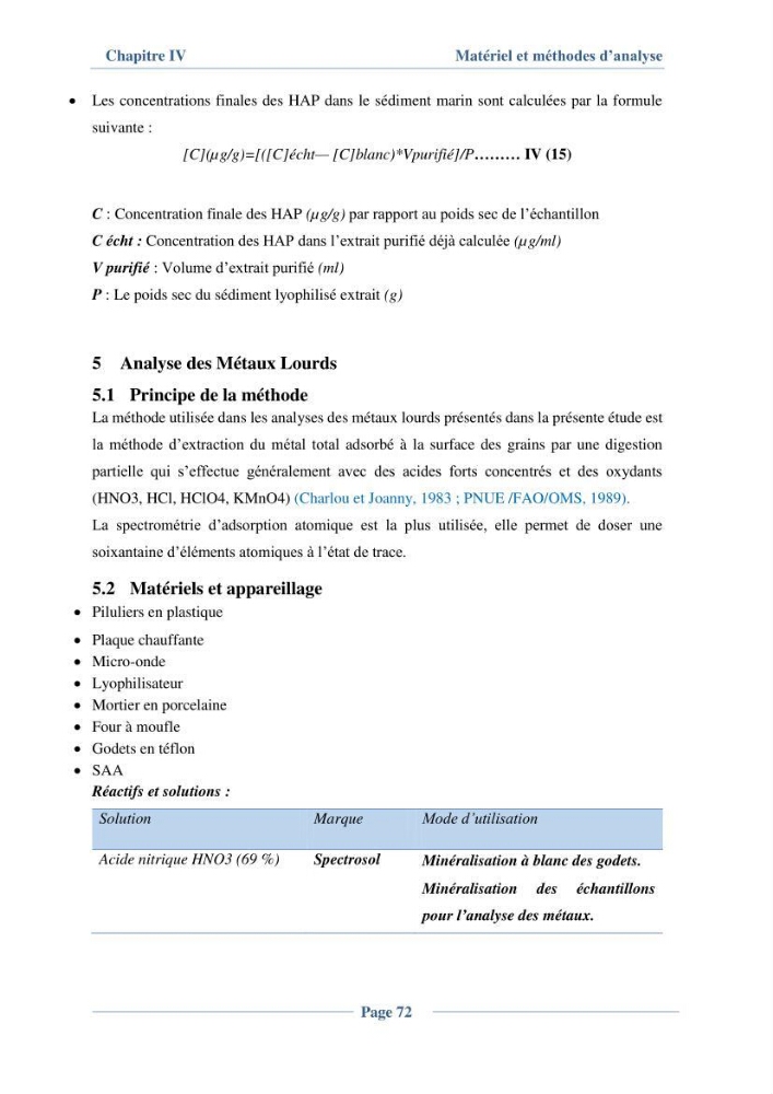 Contribution à l\'évaluation de l\'état de pollution du sédiment superficiel du port d\'Alger en cas d\'une opération de dragage