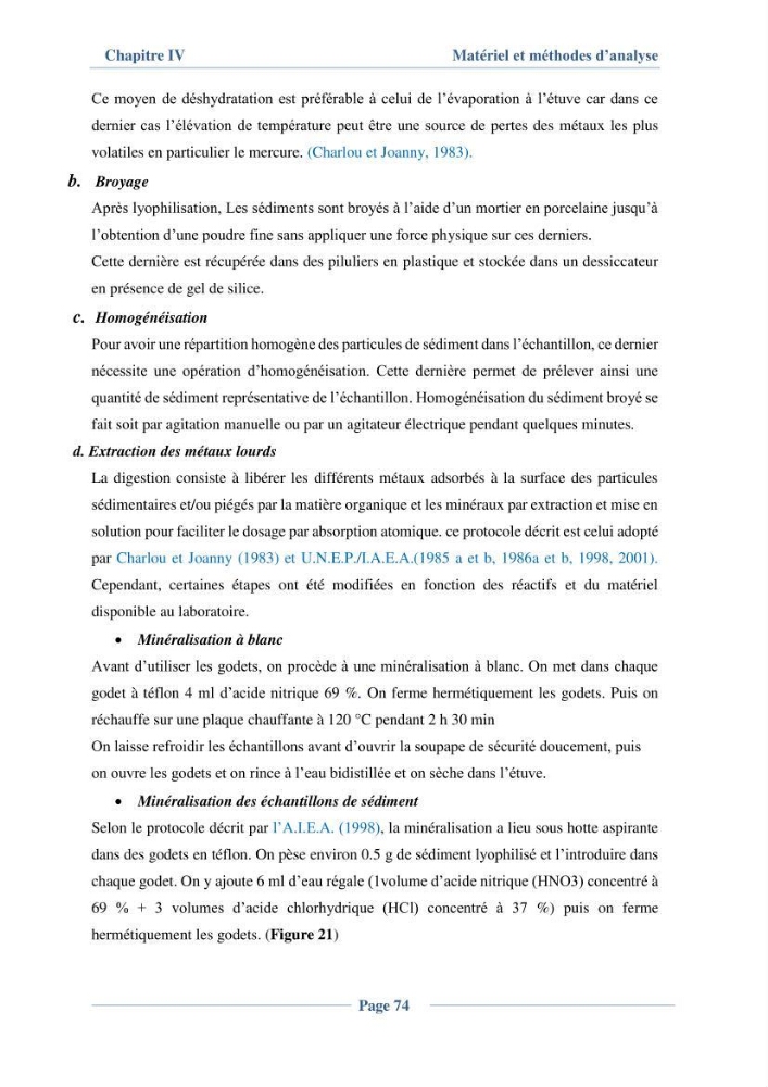 Contribution à l\'évaluation de l\'état de pollution du sédiment superficiel du port d\'Alger en cas d\'une opération de dragage