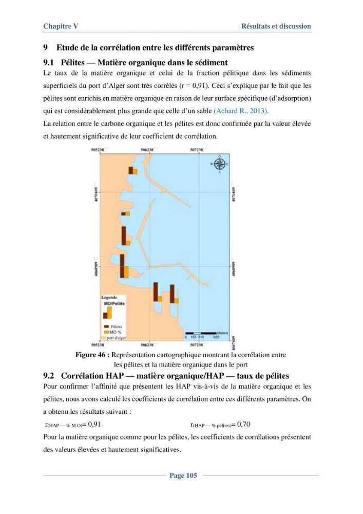 Contribution à l\'évaluation de l\'état de pollution du sédiment superficiel du port d\'Alger en cas d\'une opération de dragage