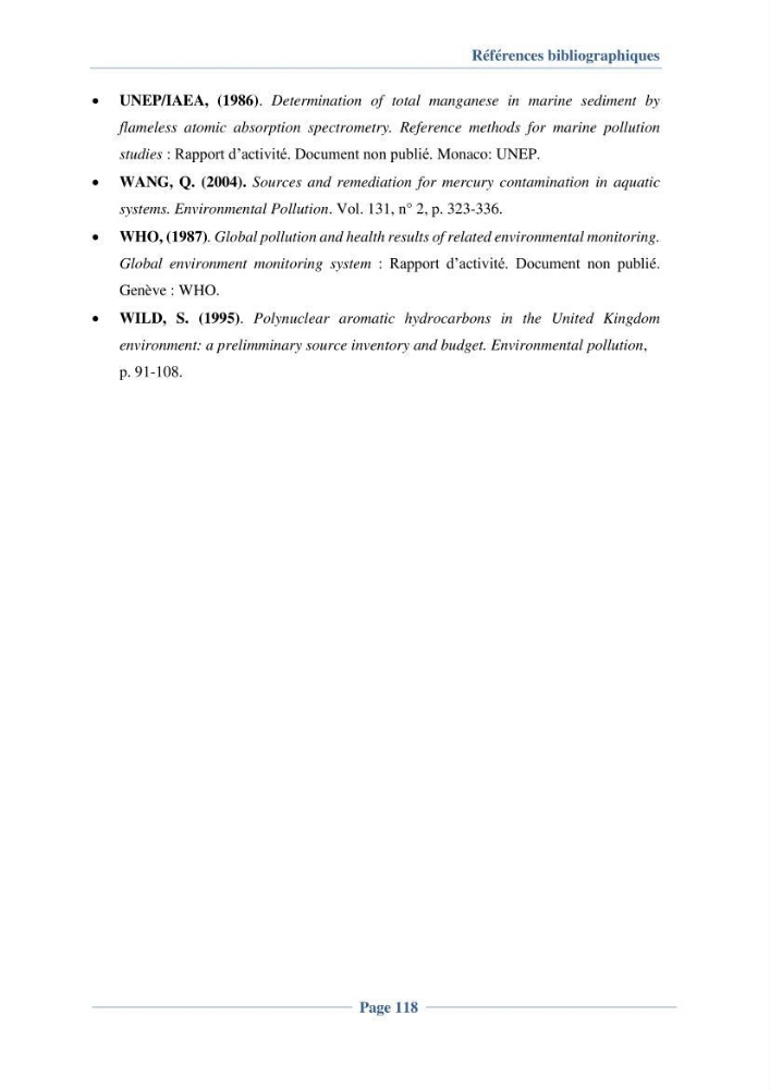 Contribution à l\'évaluation de l\'état de pollution du sédiment superficiel du port d\'Alger en cas d\'une opération de dragage