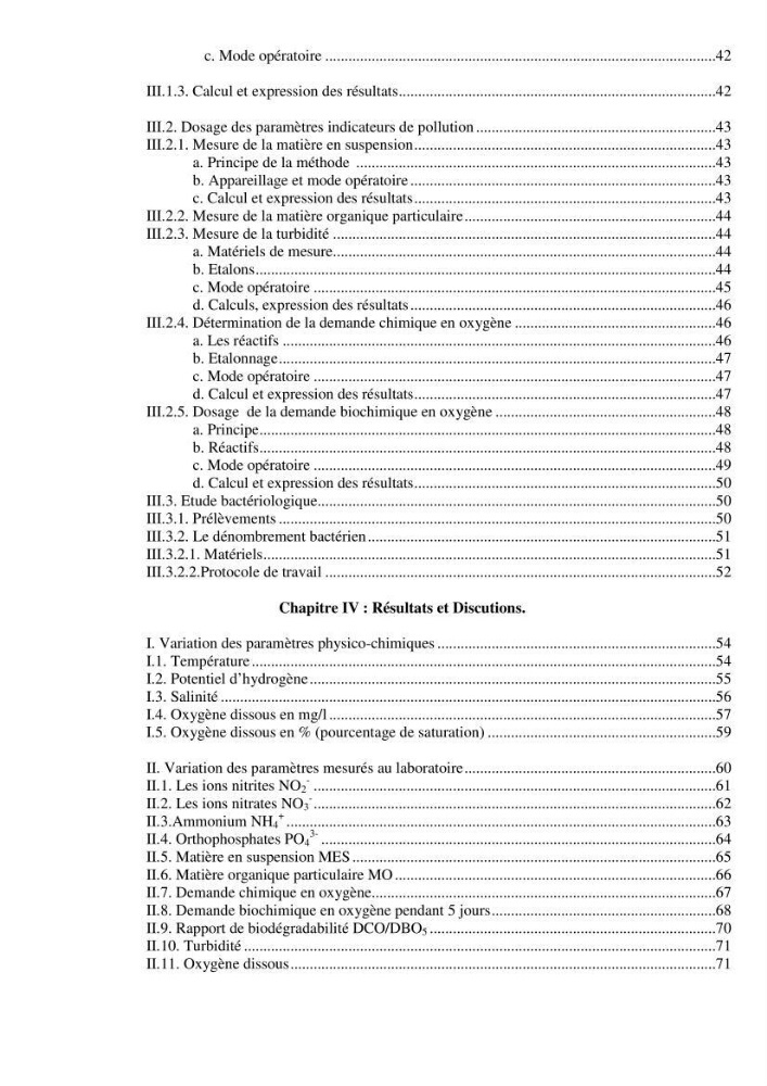 Qualité physico-chimique, sels nutritifs et bactériologique dans la baie de Bou-Ismail et le port de Bou-Haroun