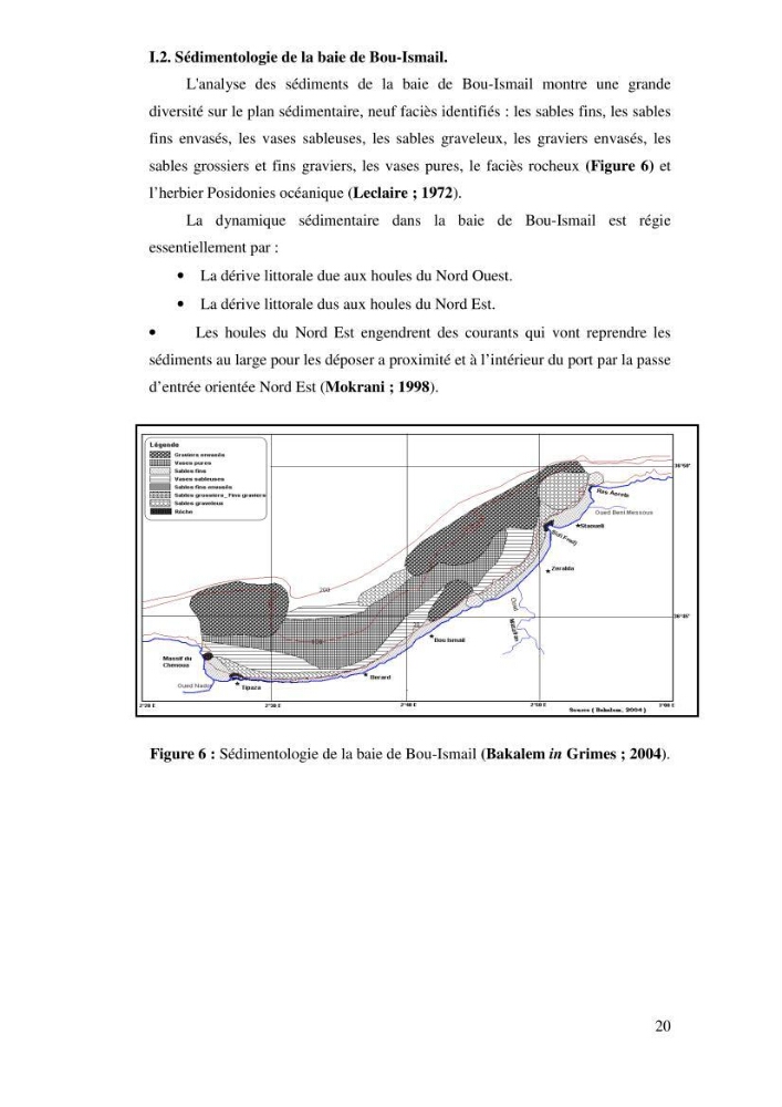 Qualité physico-chimique, sels nutritifs et bactériologique dans la baie de Bou-Ismail et le port de Bou-Haroun