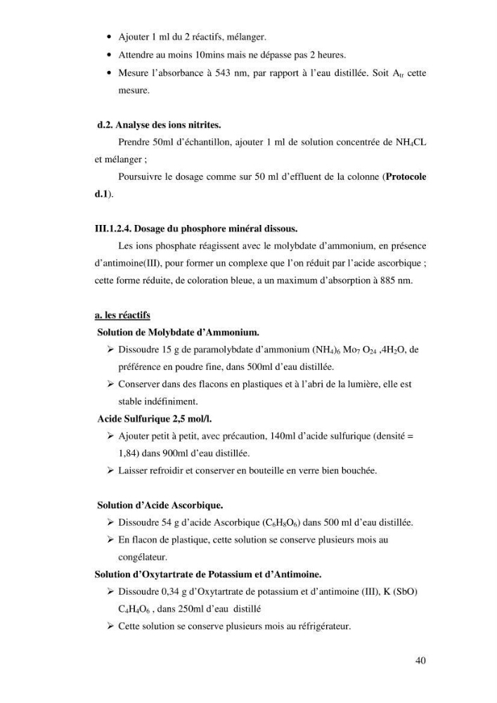 Qualité physico-chimique, sels nutritifs et bactériologique dans la baie de Bou-Ismail et le port de Bou-Haroun