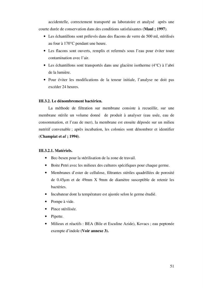 Qualité physico-chimique, sels nutritifs et bactériologique dans la baie de Bou-Ismail et le port de Bou-Haroun