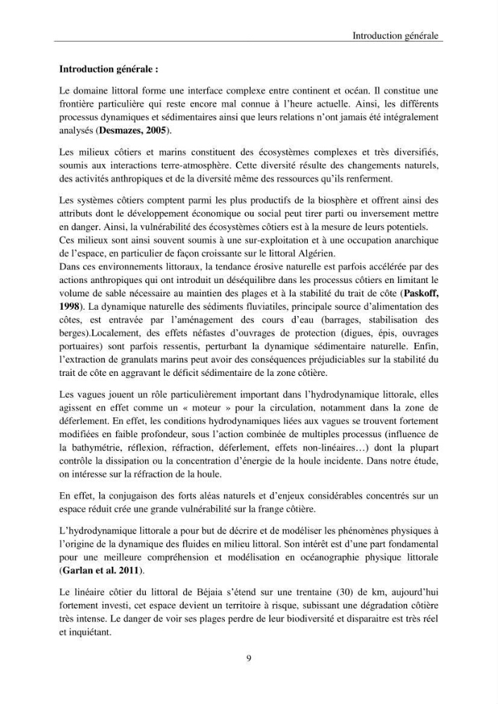 Utilisation du modèle SWAN pour la modélisation des vagues/houles