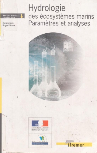 Hydrologie des écosystèmes marins : paramètres et analyses Hydrologie des écosystèmes marins : paramètres et analyses