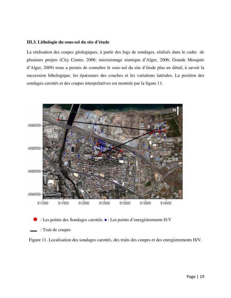 Evalution des effets de site dans la zone des pins maritimes