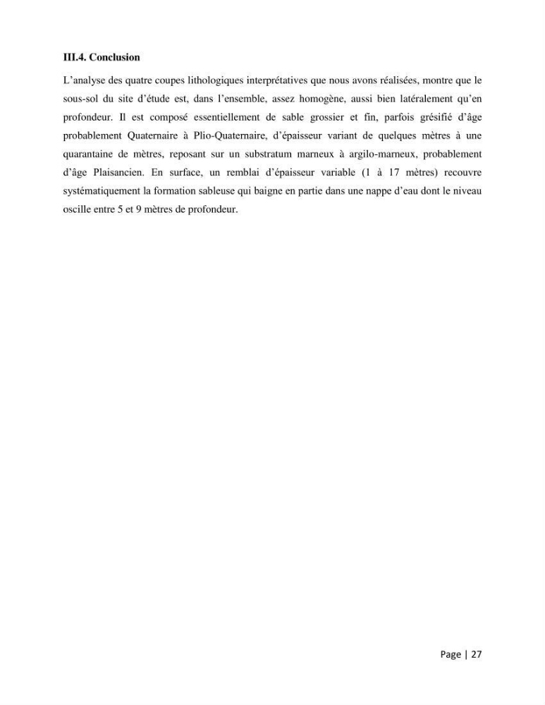 Evalution des effets de site dans la zone des pins maritimes