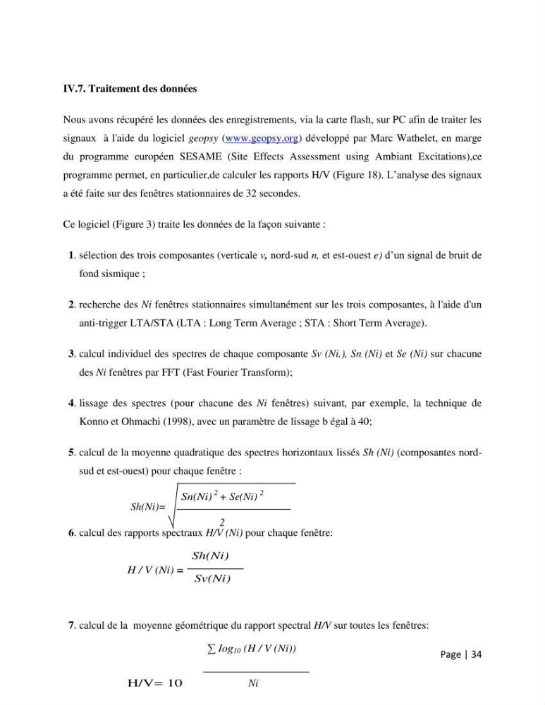 Evalution des effets de site dans la zone des pins maritimes
