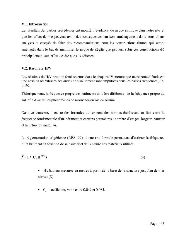 Evalution des effets de site dans la zone des pins maritimes
