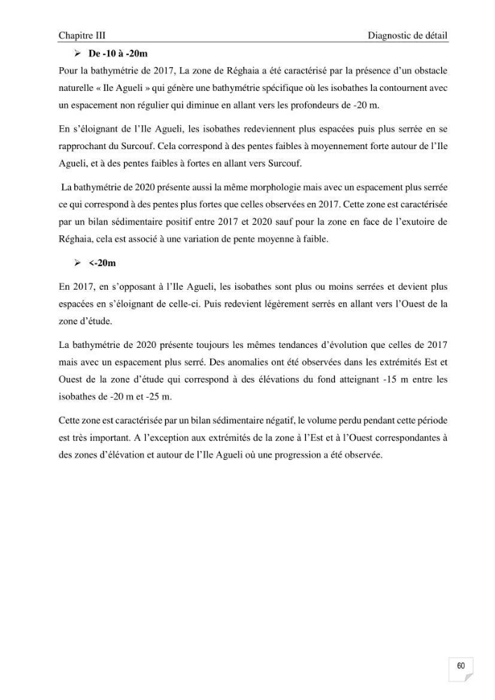 Etude de l\'évolution surfaçique et volumétrique du cordon dunaire d\'El Kadous ( commune de Heraoua):