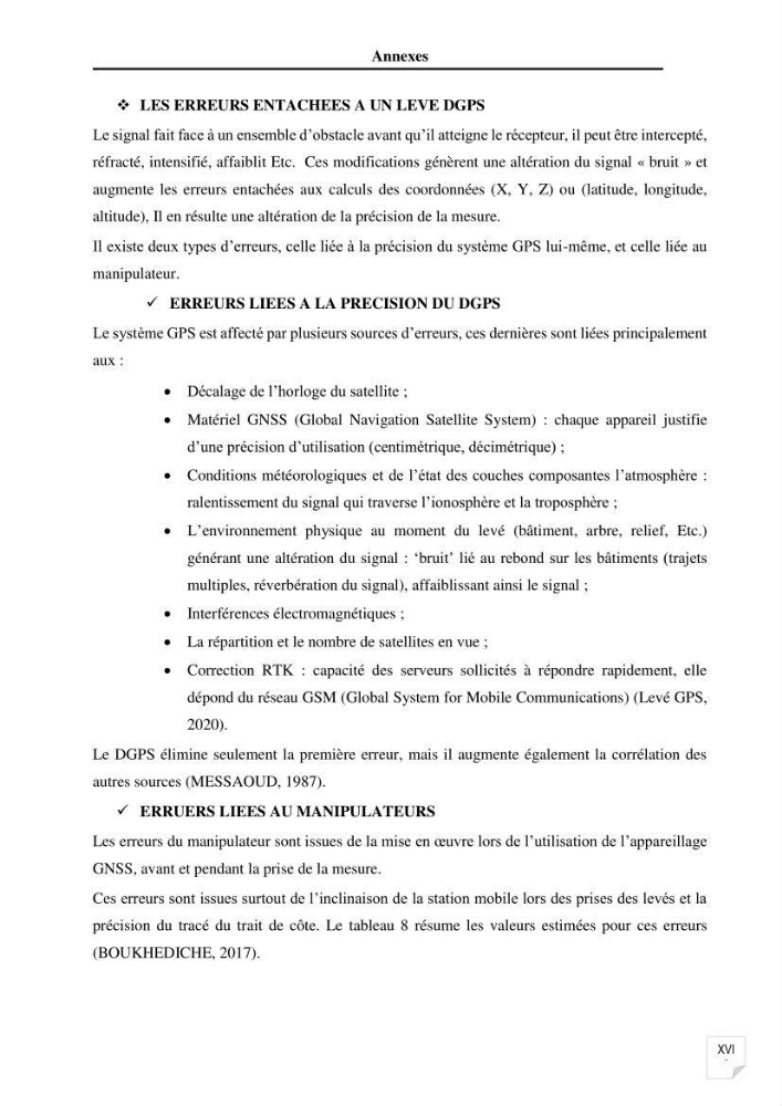 Etude de l\'évolution surfaçique et volumétrique du cordon dunaire d\'El Kadous ( commune de Heraoua):