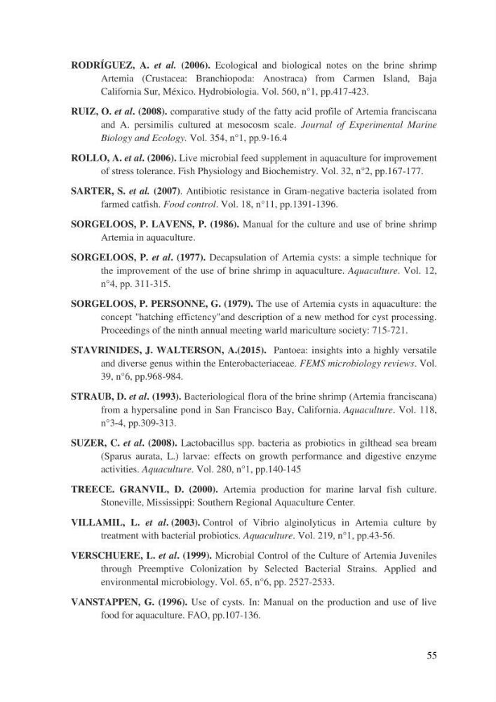 Determination d\'une partie de la flore bactérienne associee aux cystes d\'ARTEMIA (Leach 1819):